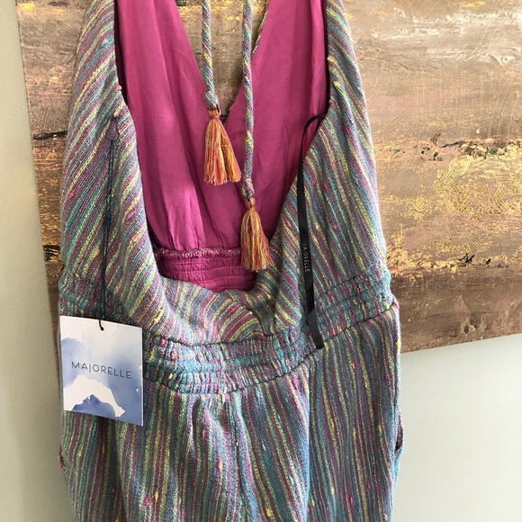 NWT Majorelle Lisbon Jumpsuit in Rainbow Stripe - Picture 8 of 8